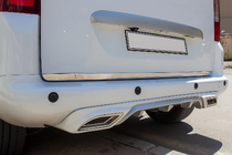 Citroen Berlingo/Multispace 2018- Ornament inferior capac portbagaj inox OmsaLine foto 1