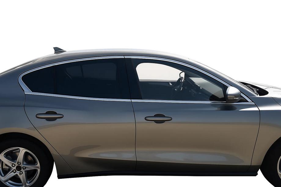 Ford Focus IV 2018- Ornamente superioare geamuri OmsaLine HB, SD (4 buc, inox) Foto 1