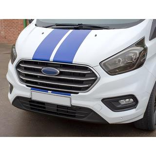 Capace Grila Cromate 2018+ (4 buc, Otel Inoxidabil) Ford Custom 2013-2022 foto 1