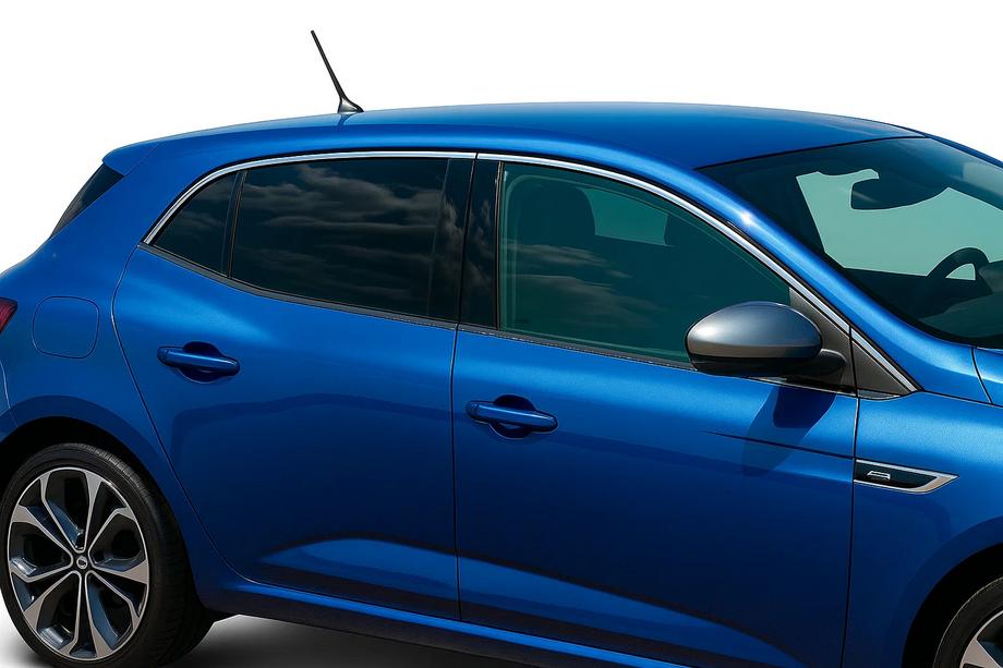Renault Megane IV 2016-2025 Ornamente superioare geamuri (HB, 6 buc, inox) Foto 1