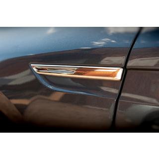 Capace Cromate Semnalizari 2016-2020 (2 buc, Inox) Renault Megane IV 2016-2025 foto 3
