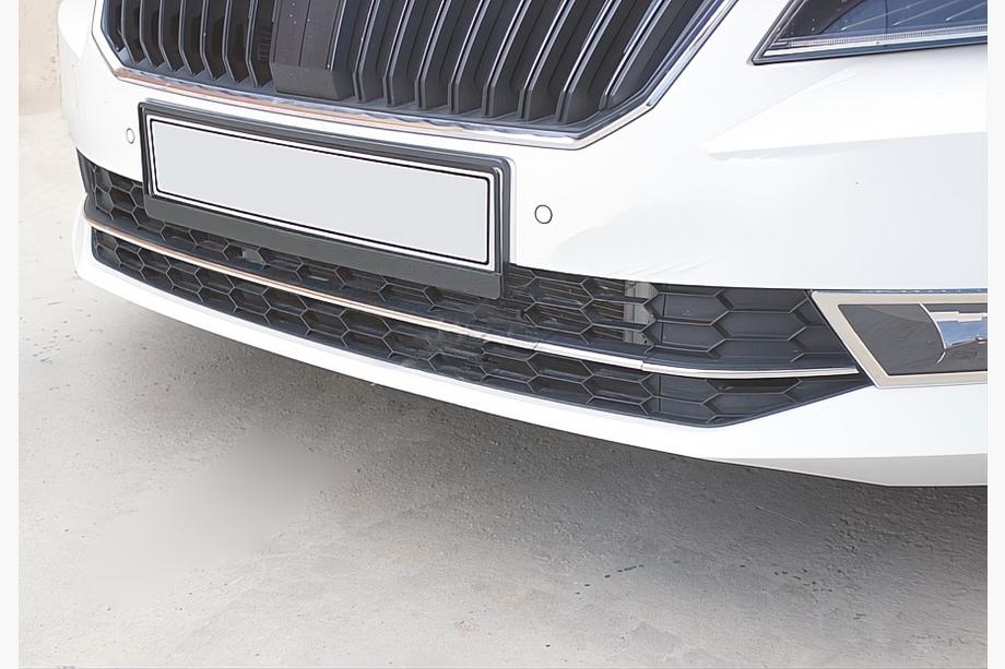 Skoda Superb 2015-2024 Capace bara fata OmsaLine (3 buc, inox) Foto 1