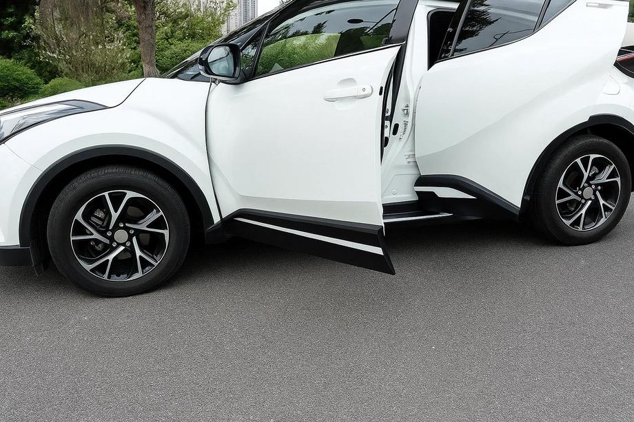Toyota C-HR 2016-2023 Molduri usa OmsaLine (4 buc, inox) Foto 3