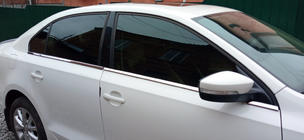 Volkswagen Jetta 2011-2018 Ornamente inferioare geam inox (6 buc) Carmos - Otel Inoxidabil Turcesc foto 1