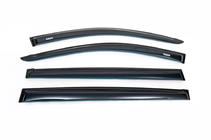 Mitsubishi L200 2006-2015 Deflectoare Geamuri (4 buc, Niken) foto 2