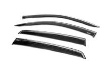 Toyota Hilux 2015- Deflectoare geamuri cu ornament cromat (4 buc, Niken) foto 10