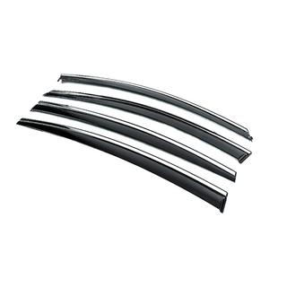Deflectoare geamuri cu ornament cromat (4 buc, Niken) Hyundai Elantra (AD) 2015-2020 foto 4