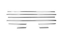 Fiat Linea 2006-2018 Ornamente exterioare geamuri inox (8 piese) Carmos - Otel Inoxidabil Turcesc foto 2