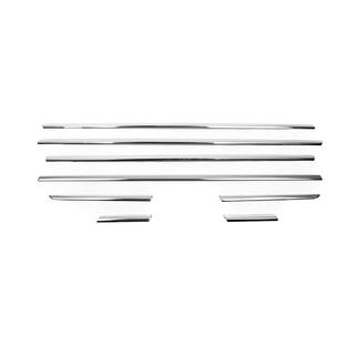 Ornamente exterioare geamuri inox (8 piese) foto 2