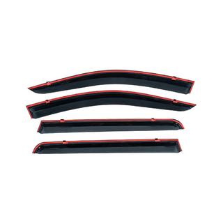 Deflectoare geamuri cu ornament cromat (4 buc, Niken) foto 3