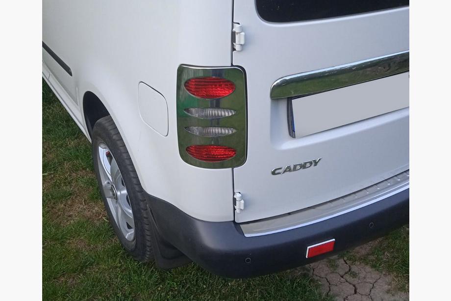 Volkswagen Caddy 2010-2015 Capace Cromate Stopuri V2 (2 buc, Inox) Image