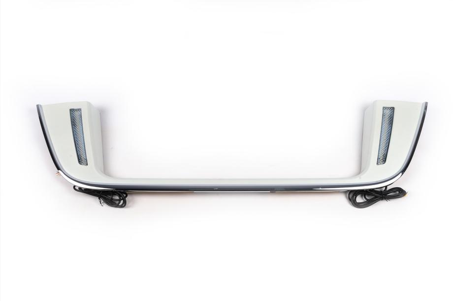 Toyota Land Cruiser 200 2007-2021 Suport numar inmatriculare LED Negru Foto 2