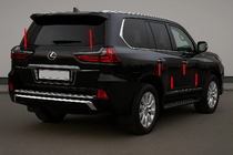 Lexus LX570/450d 2008-2022 Kit caroserie BlackEdition (pentru TRD 2016+) foto 2