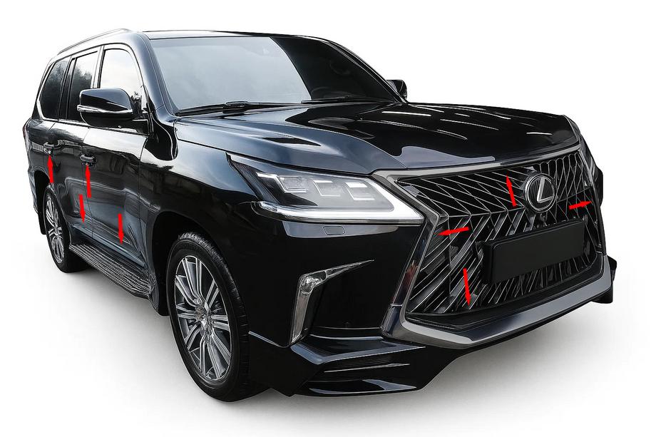 Lexus LX570/450d 2008-2022 Kit caroserie BlackEdition (pentru TRD 2016+) Image
