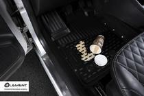 Ford Transit 2014- Covorase cauciuc 3D interior (2 buc, Novline) foto 2
