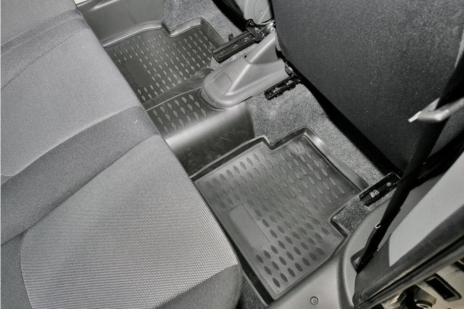 Fiat Doblo I 2001-2005 Covorase auto cauciuc interior (4 buc, Novline) Panorama Foto 3