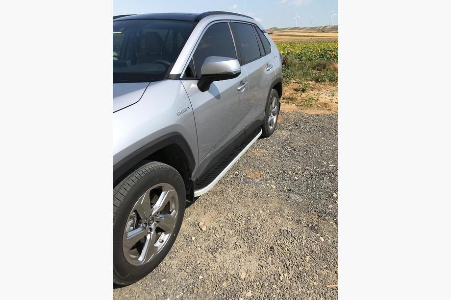 Toyota Rav 4 2019–2025 Praguri Laterale Tayga Grey (2 buc, Aluminiu) Foto 2