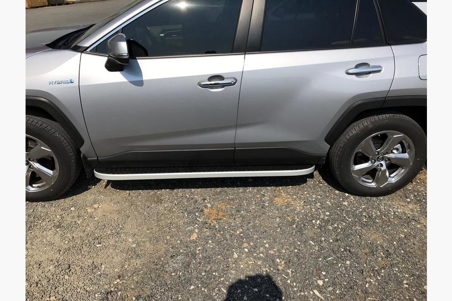 Toyota Rav 4 2019–2025 Praguri Laterale Tayga Grey (2 buc, Aluminiu) Foto 3