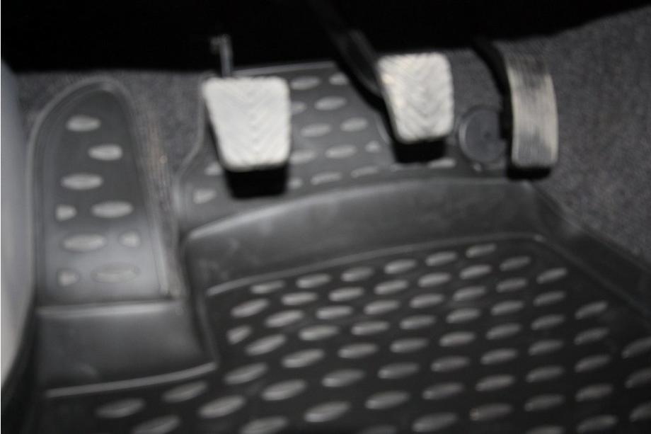 Mitsubishi L200 2006-2015 (2010-2015) Covorase auto cauciuc interior (4 buc, Novline) 2D Foto 2