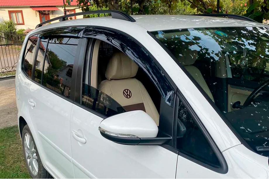 Volkswagen Touran 2015- Deflectoare Geamuri (4 buc, HIC) Image