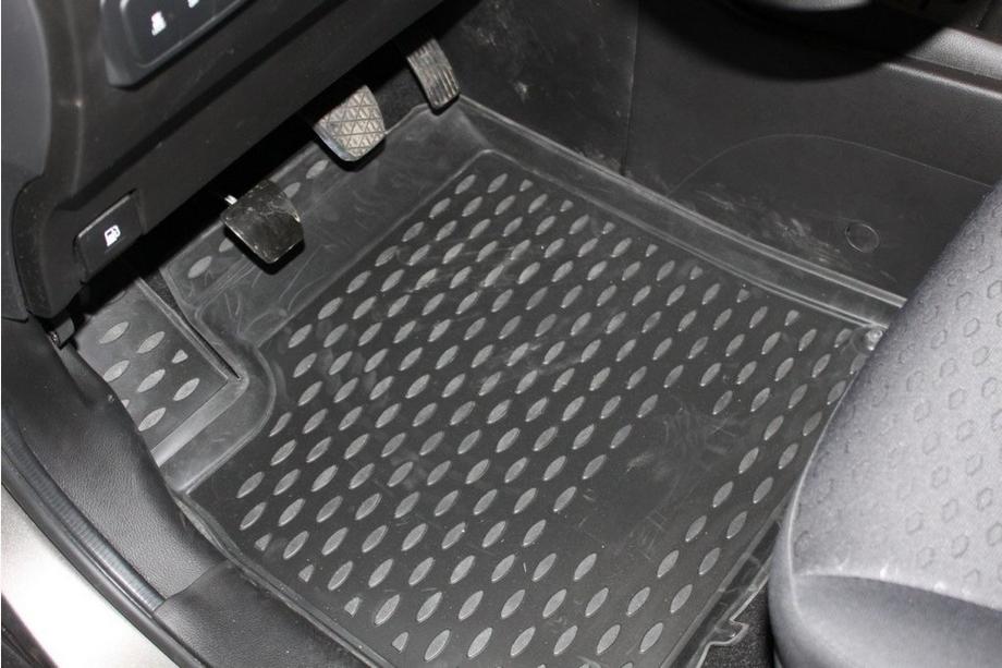 SsangYong Action 2005-2018 (2010↗) Covorase auto cauciuc interior (3 buc, Novline) New Foto 2