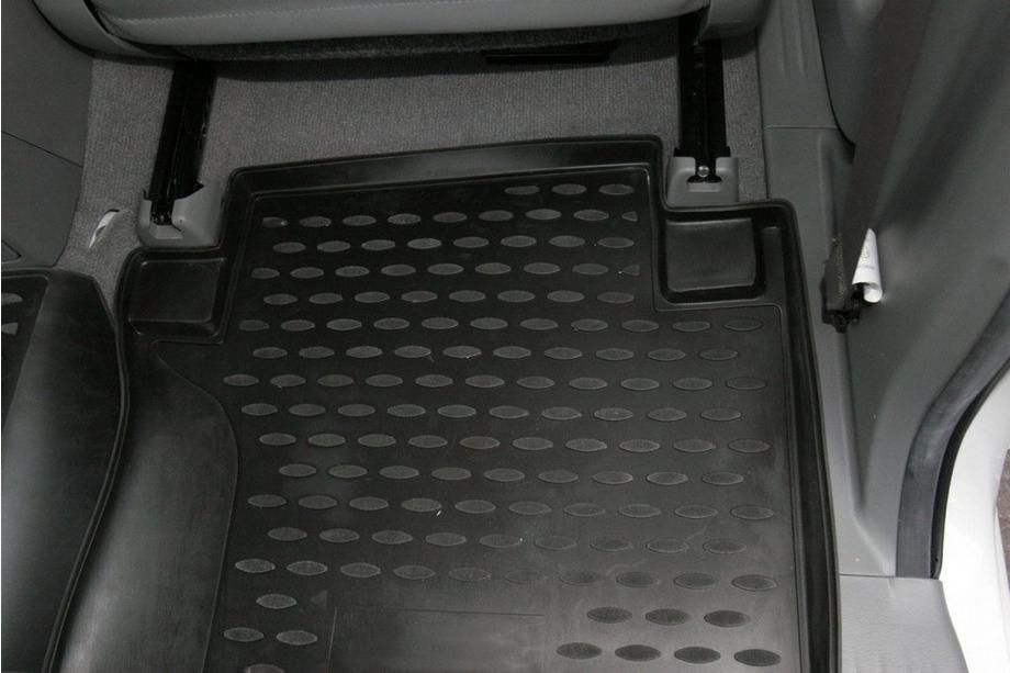 Toyota Hilux 2006-2015 (2008↗) Covorase auto din cauciuc (4 buc, Novline) Foto 3
