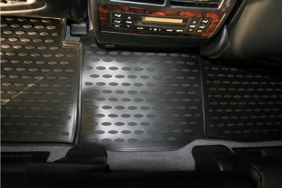 Toyota Land Cruiser 200 2007-2021 Covorase din cauciuc pentru interior (Novline, 2012-2015) Foto 2
