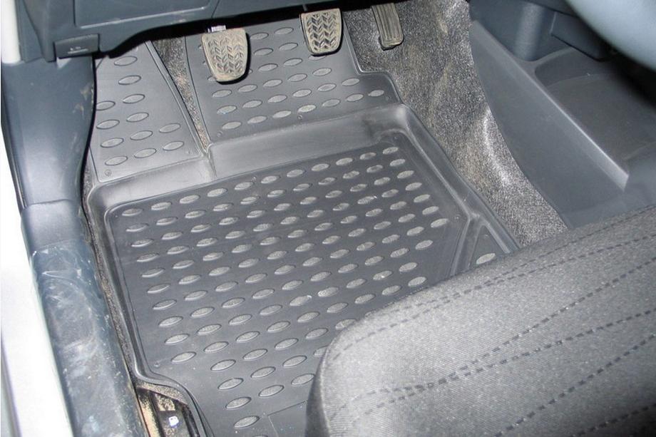 Toyota Yaris 2006-2011 Covorase auto cauciuc interior (3 buc, Novline) Foto 2