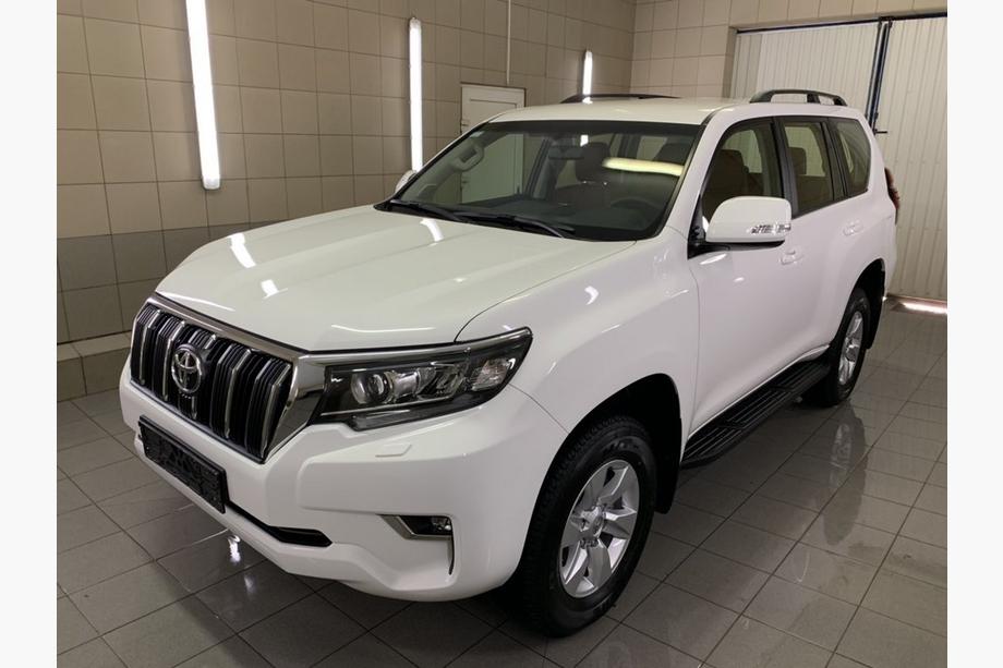 Toyota Land Cruiser Prado 150 2009-2023 Bare longitudinale design turcesc (Negre, 2 buc) Foto 2
