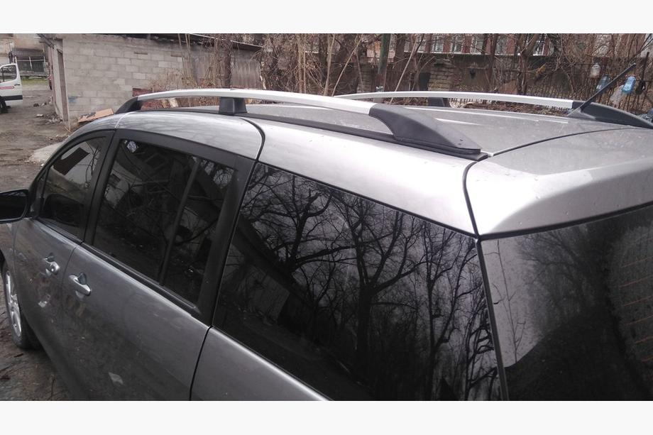 Mazda 5 2010-2018 Relinguri de plafon din aluminiu (crom) Picioare metalice de montaj Foto 3