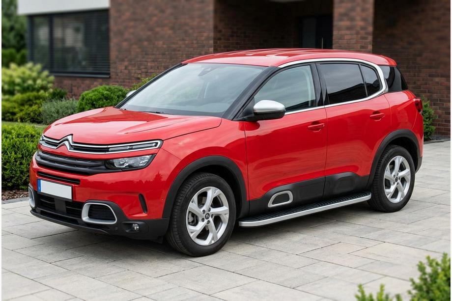 Citroen C5 Aircross 2017-2025 Praguri Laterale Tayga Grey (2 buc, Aluminiu) Image