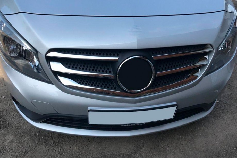 Mercedes Citan 2013-2021 Capace Grila Cromate (5 buc, Otel Inoxidabil) Carmos - Otel Inoxidabil Turcesc Image