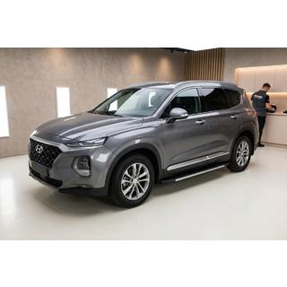 Praguri Laterale Fullmond (2 buc, Aluminiu) Hyundai Santa Fe 4 2018-2023 foto 1