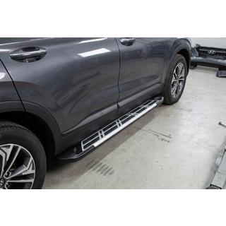Praguri Laterale Sunrise (2 buc, Aluminiu) Hyundai Santa Fe 4 2018-2023 foto 1
