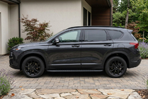 Hyundai Santa Fe 4 2018-2023 Praguri Laterale Bosphore Black (2 buc, Aluminiu) foto 1