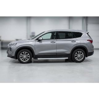 Praguri Laterale Maya V2 (2 buc, Aluminiu) Hyundai Santa Fe 4 2018-2023 foto 1