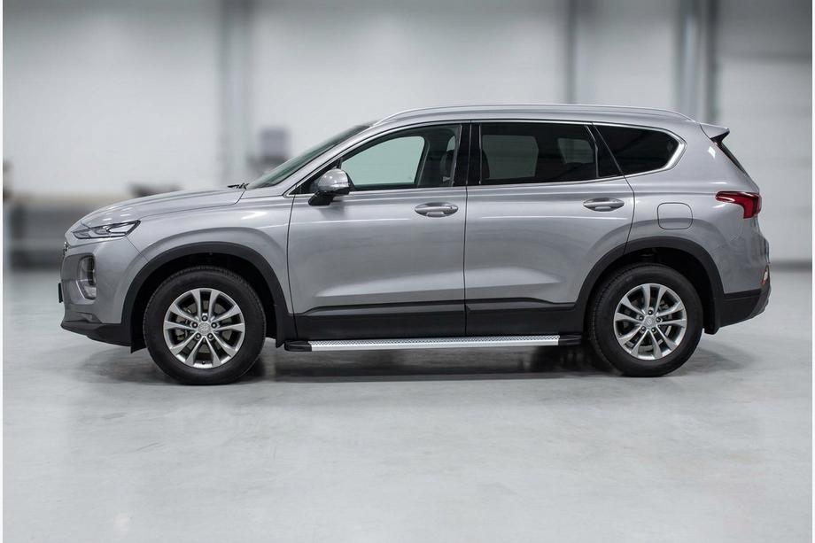 Hyundai Santa Fe 4 2018-2023 Praguri Laterale Maya V2 (2 buc, Aluminiu) Foto 1