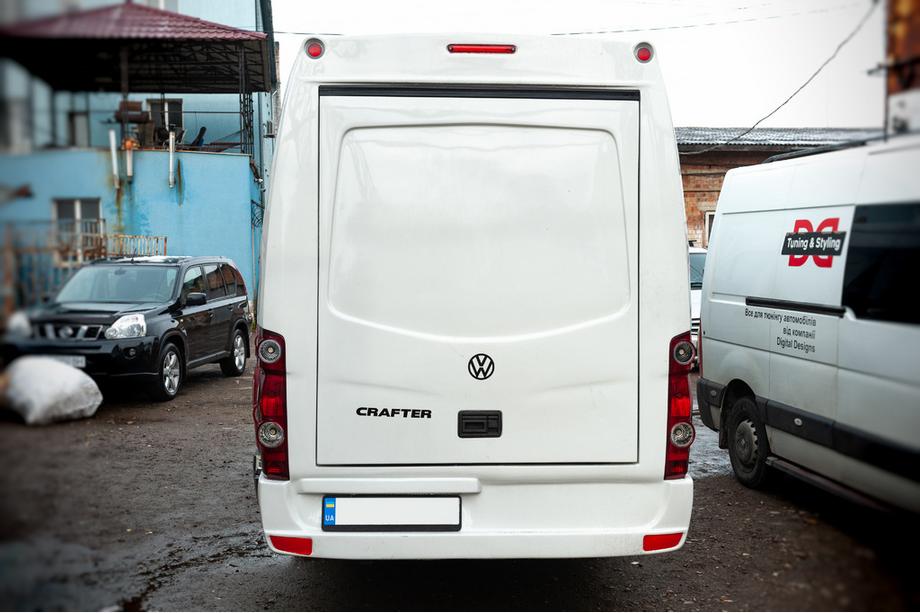 Volkswagen Crafter 2006-2016 Bare portbagaj plafon (grund pentru vopsire) Foto 3