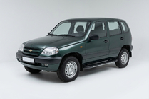 Chevrolet Niva 1998-2020 Praguri Laterale Bosphore Grey (2 buc, Aluminiu) foto 1