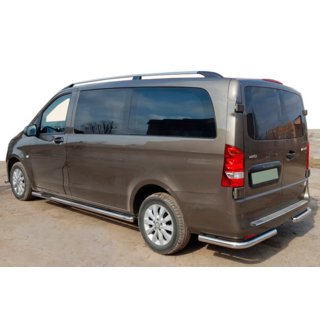 Protectie Spate Colturi AK003 (Inox) Mercedes Vito/V-class W447 2014- foto 1