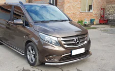 Mercedes Vito/V-class W447 2014- Protectie Fata ST008 (Inox) foto 3
