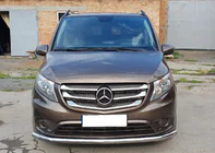 Mercedes Vito/V-class W447 2014- Protectie Fata ST008 (Inox) foto 1