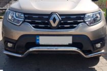 Dacia Duster 2018-2024 Protectie Fata WT008 (Otel Inoxidabil) foto 5