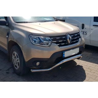Protectie Fata WT008 (Otel Inoxidabil) Dacia Duster 2018-2024 foto 2