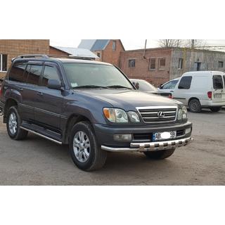 Protectie Fata ST015 (Inox) Lexus LX470 1998-2007 foto 3