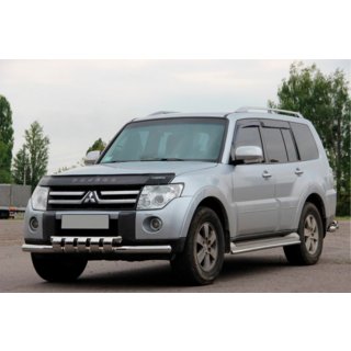 Protectie Fata ST015-13 (Otel Inoxidabil) Mitsubishi Pajero Wagon IV 2006-2021 foto 4
