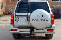 Nissan Patrol Y61 1997-2011 Bara Spate AK005-3 (Inox) foto 3