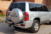 Nissan Patrol Y61 1997-2011 Bara Spate AK005-3 (Inox) foto 4