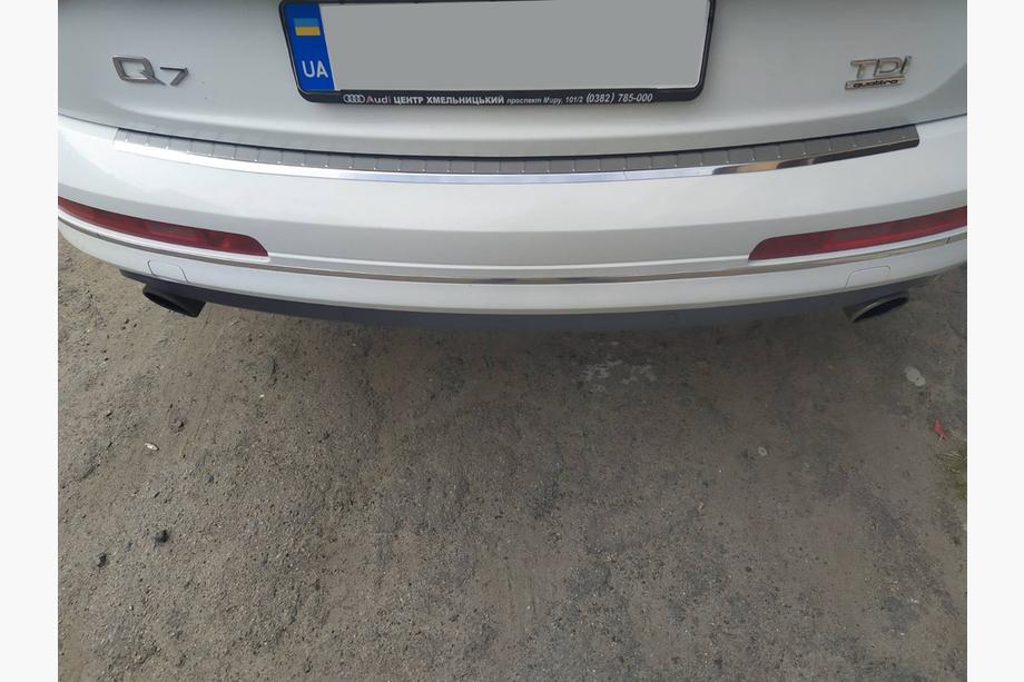 Audi Q7 2005-2015 Protectie bara spate Carmos inox Image