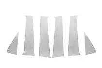 Dacia Duster 2018-2024 Molding stalpi usa inox foto 4